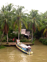 Vergers, Mekong, croisieres sur le mekong, des ilots sur le mekong, 